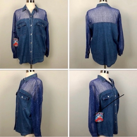 Vintage R. Rodeo Western Top - Picture 4 of 5